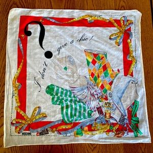 Moschino cotton scarf bandana vintage